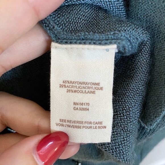 Free people aqua gray cardigan, size SP - Picture 5 of 5